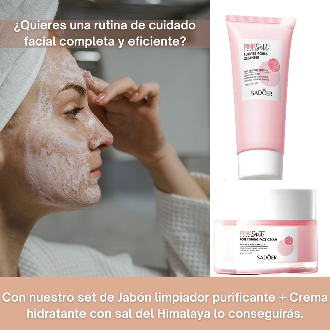 Crema Hidratante + Jabón Limpiador de Poros