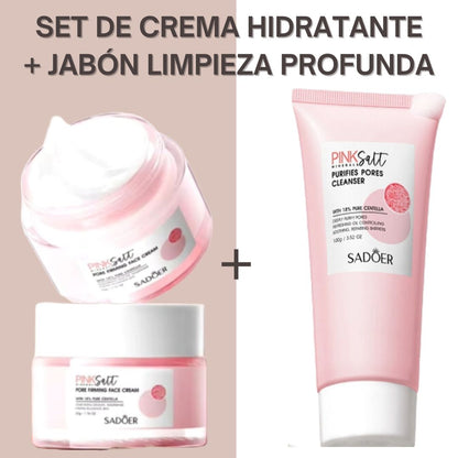 Crema Hidratante + Jabón Limpiador de Poros