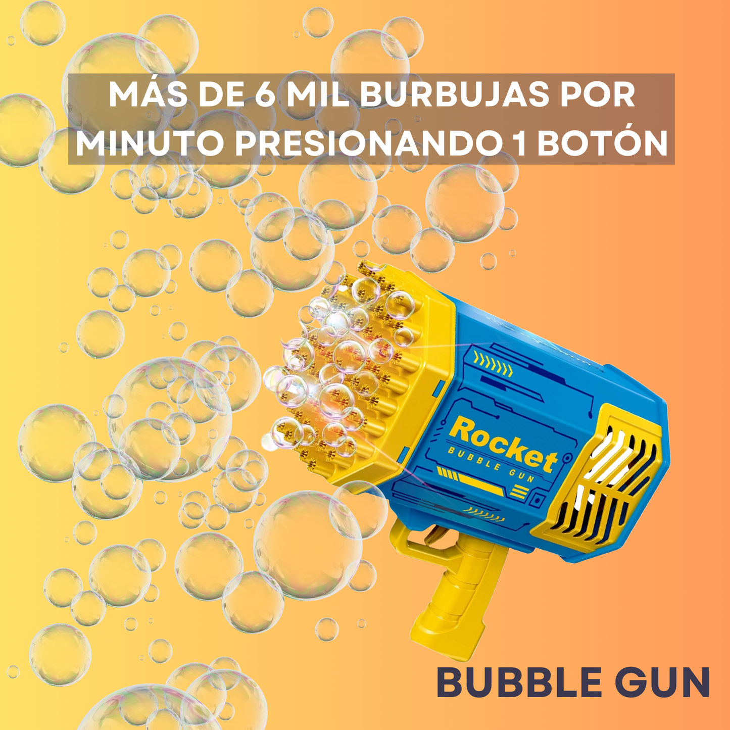 Pistola De Burbujas Eléctrica